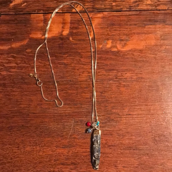 Sequin Gemstone Necklace - Picture 6 of 8